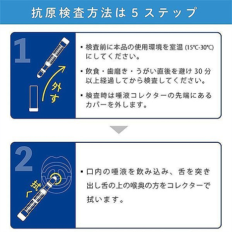 コロナ検査キットの使い方