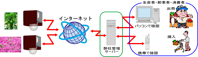 モバイル インターネット カメラ システム 【モニタリングミックス】 農家