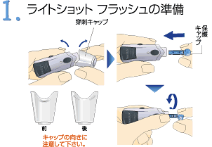 1.ライトショット フラッシュの準備