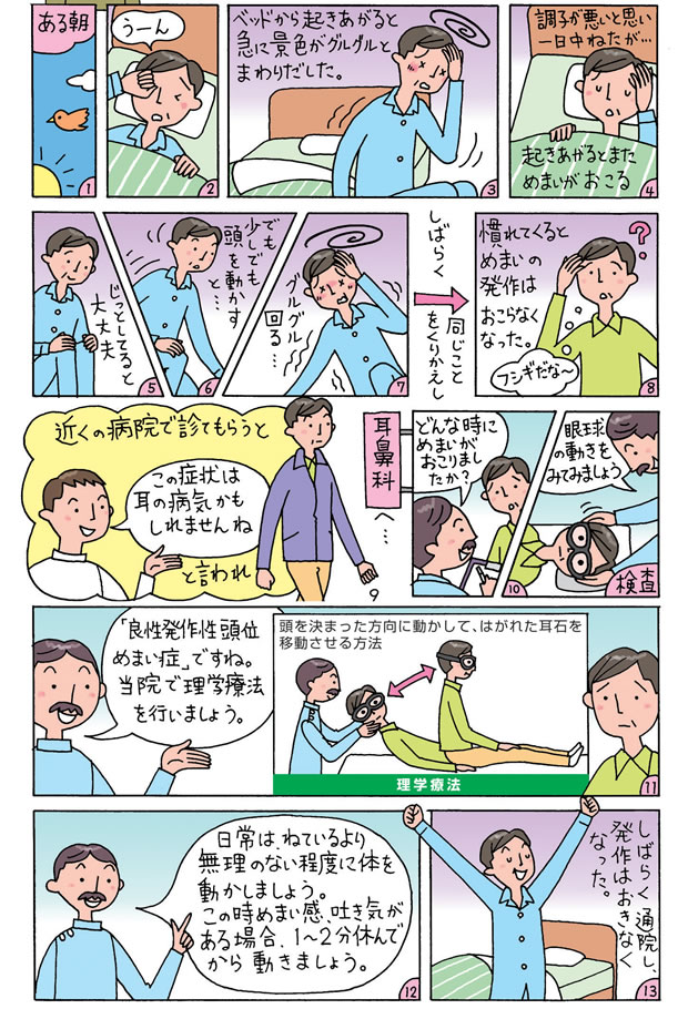 耳 石 めまい 治し 方