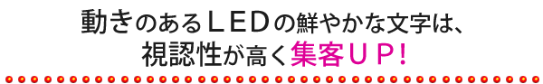 LEDサインボード（4文字）